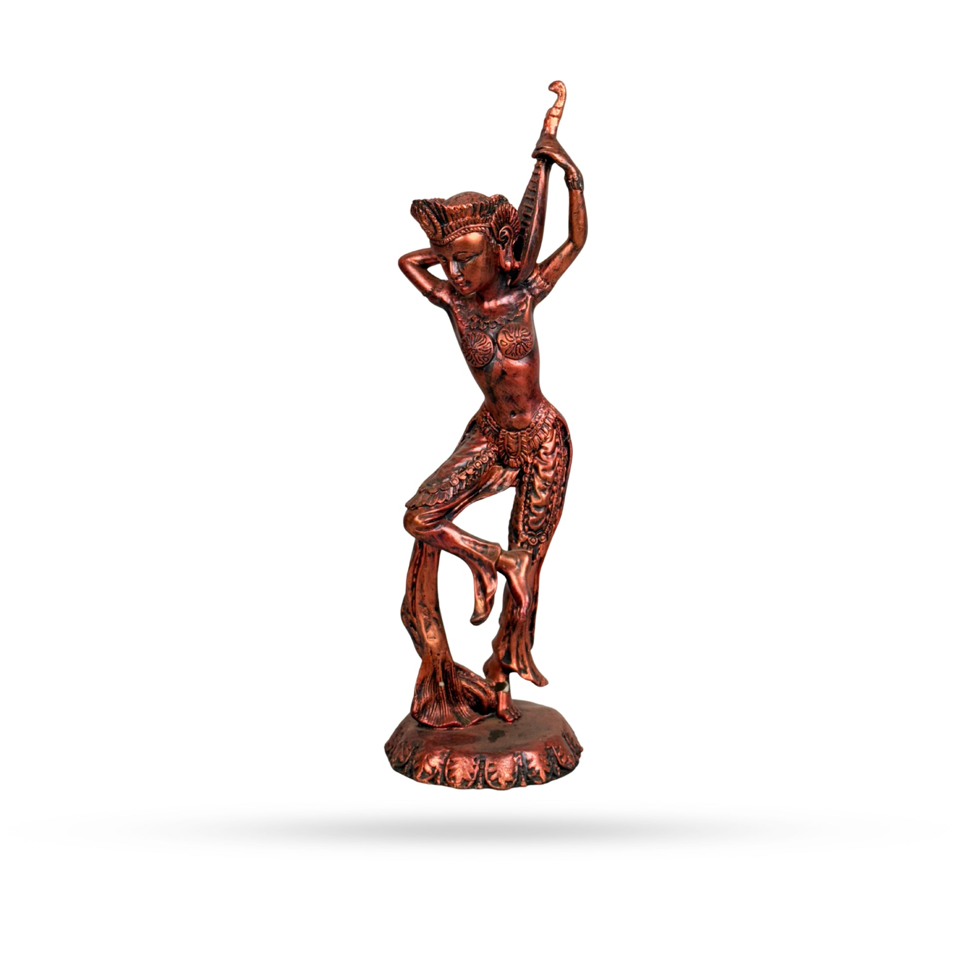 Tribal Flute Player – Bronze Tone Figurine