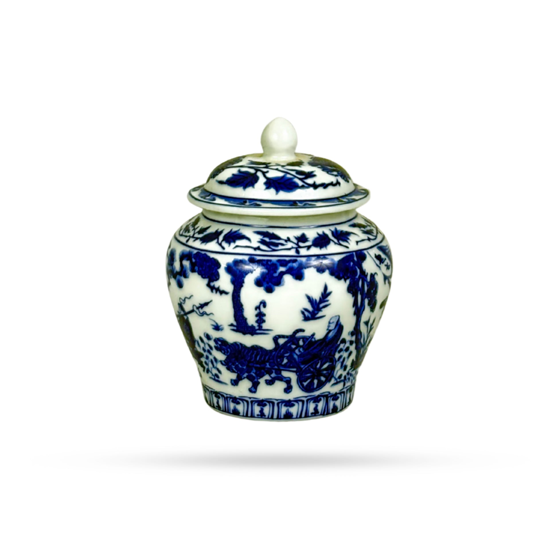 Classic Blue Chinese Ginger Jar – Antique Ceramic Decor
