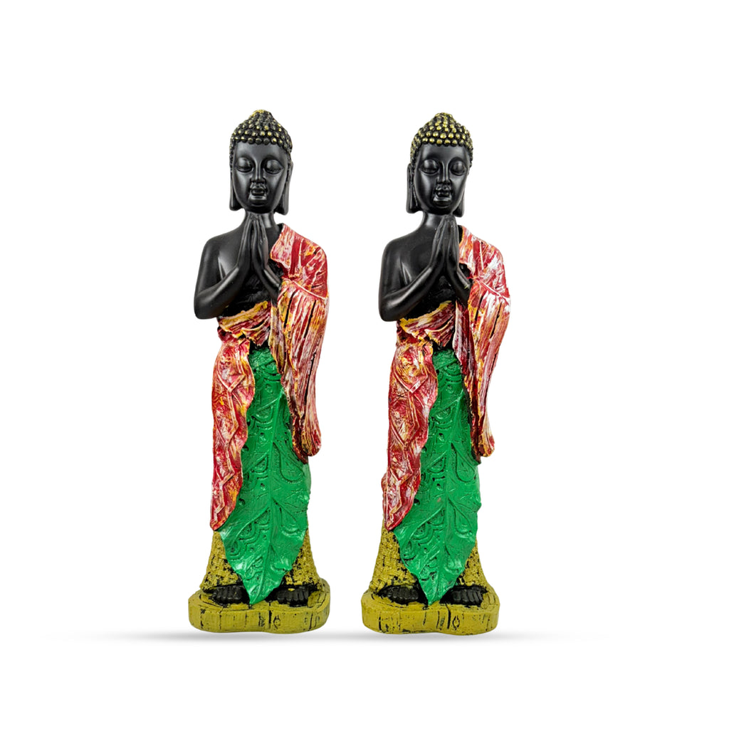 Buddha Namaste Statue – Set of 2