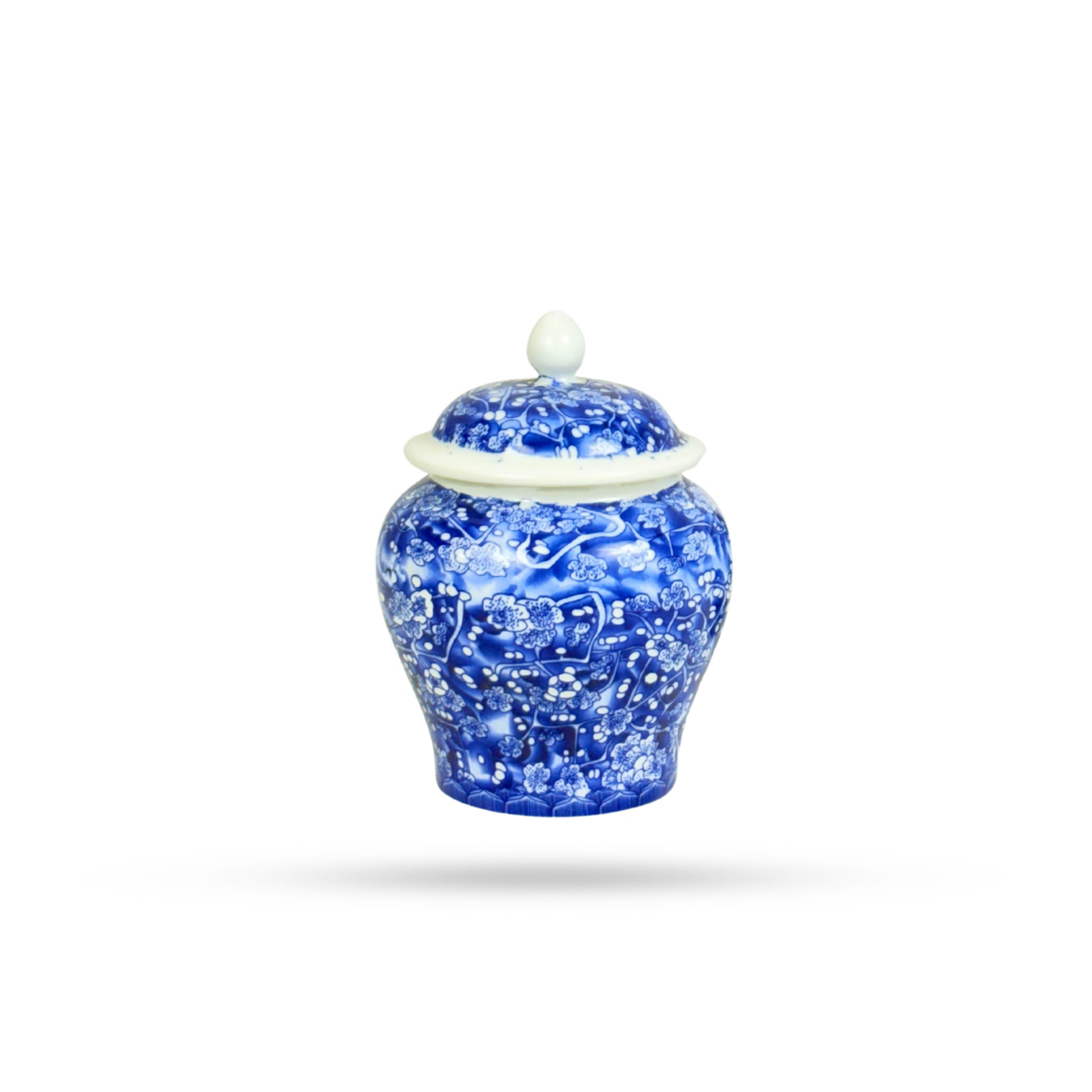 Blue Oriental Ceramic Jar