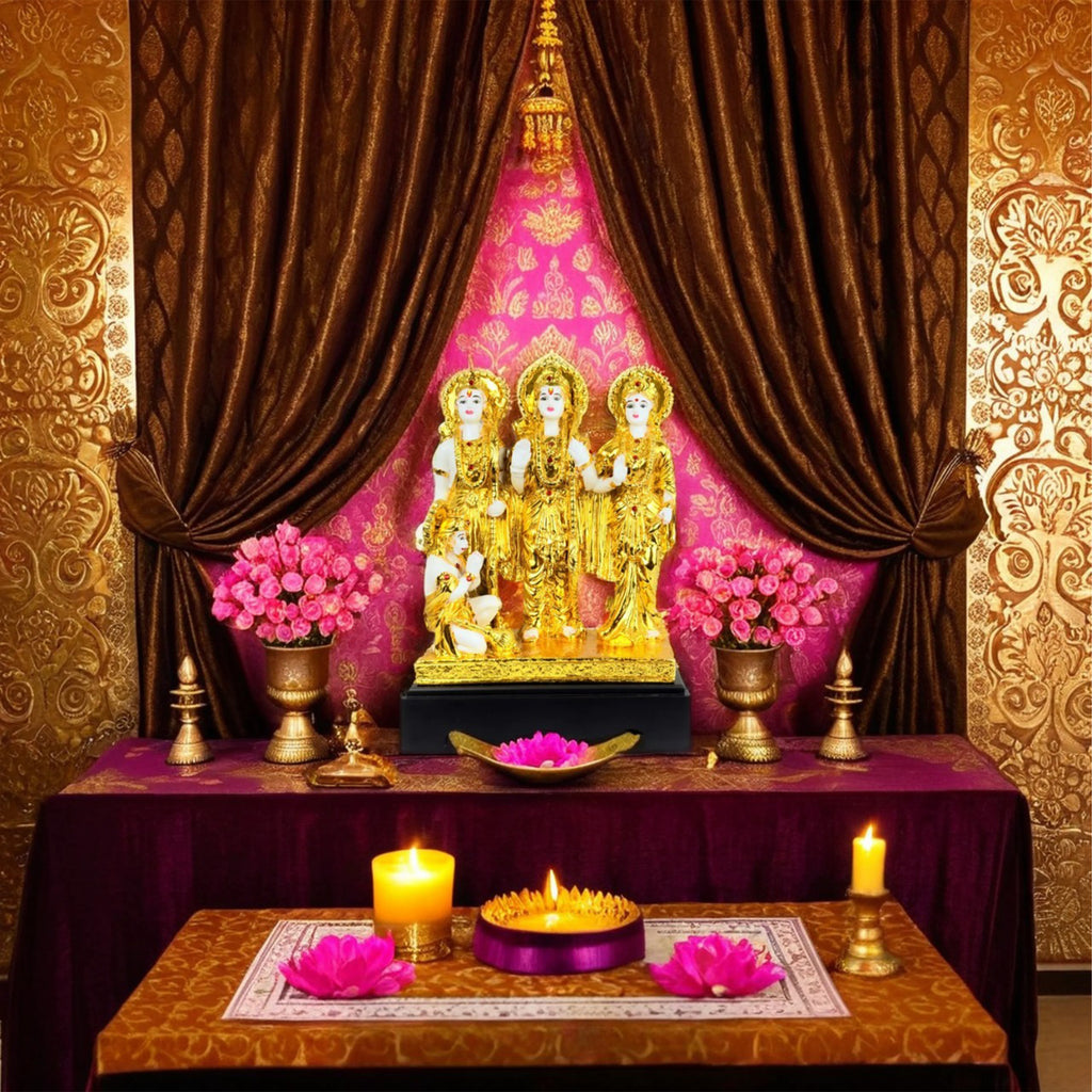 Ram Darbar Idol – Gold Finish Divine Showpiece