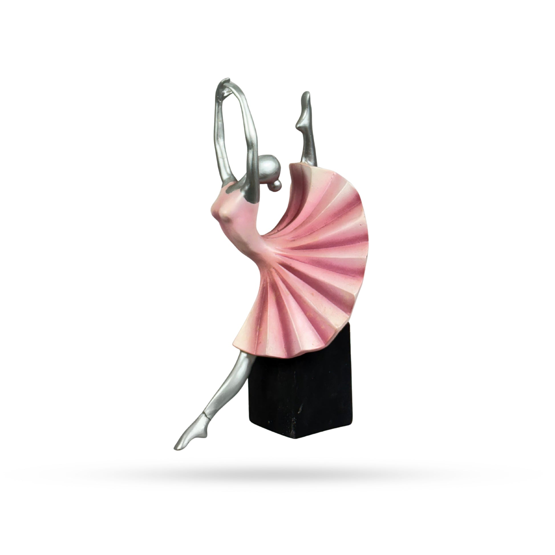 Ballerina in Pink Dress – Graceful Dance Figurine