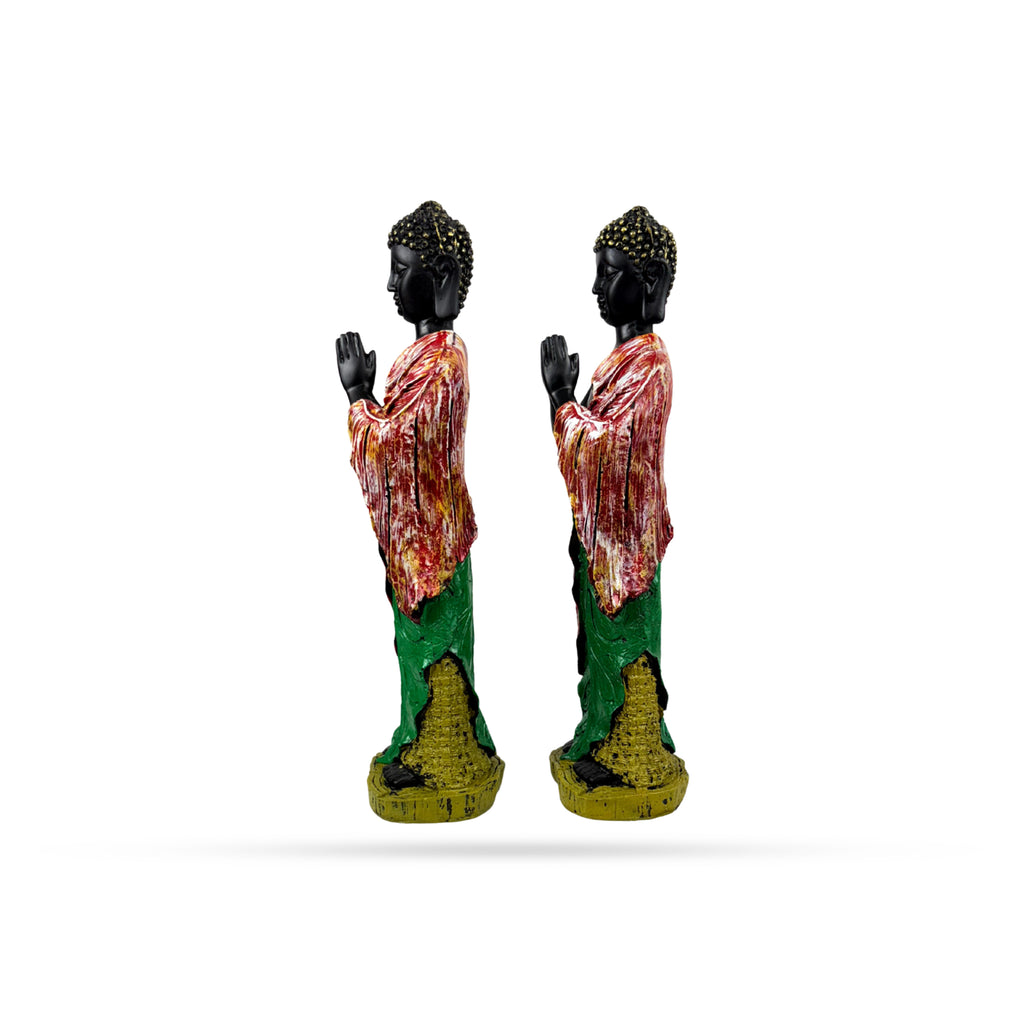 Buddha Namaste Statue – Set of 2