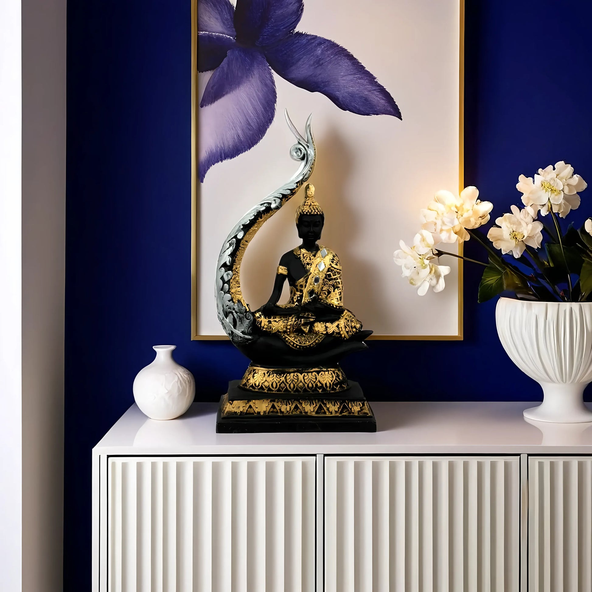 Golden Serenity Buddha Idol