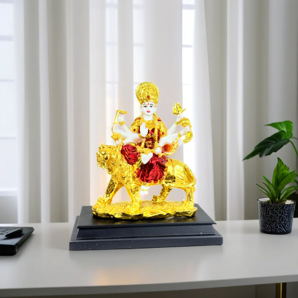 Divine Golden Durga Maa Idol for Home